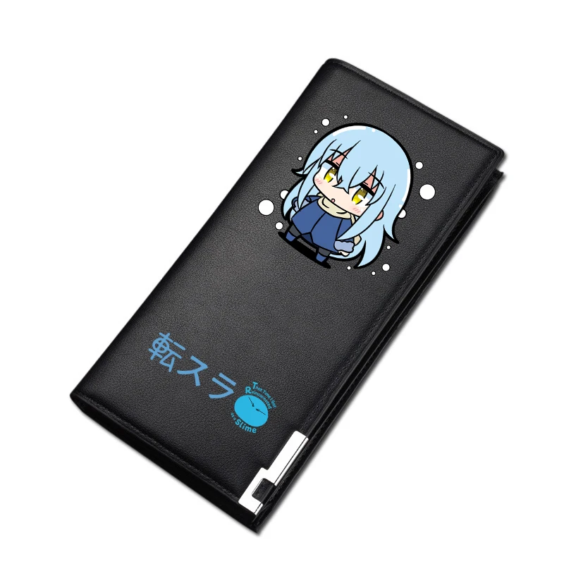 That Time I Got Reincarnated as a Slime Anime Coin Purses Kawaii ID Card Holder Pu Leather Short Wallets Cartoon Money Bag