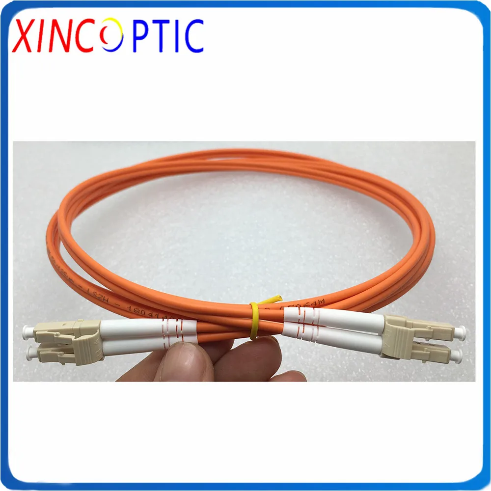 

LC/UPC-LC/FC/SC/STUPC Mulit mode OM2 50/125 Duplex 3.0mm,50M,LSZH Orange Jacket,Dual Fiber Optic Patch Cord Jumper