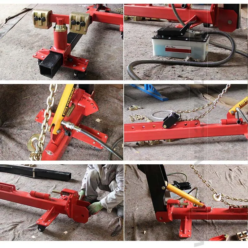 Automotive Mechanics Tools Simple Automobile Shaping Repairing Platform Classic Car Body Bench Towing Equipment CN On Sales