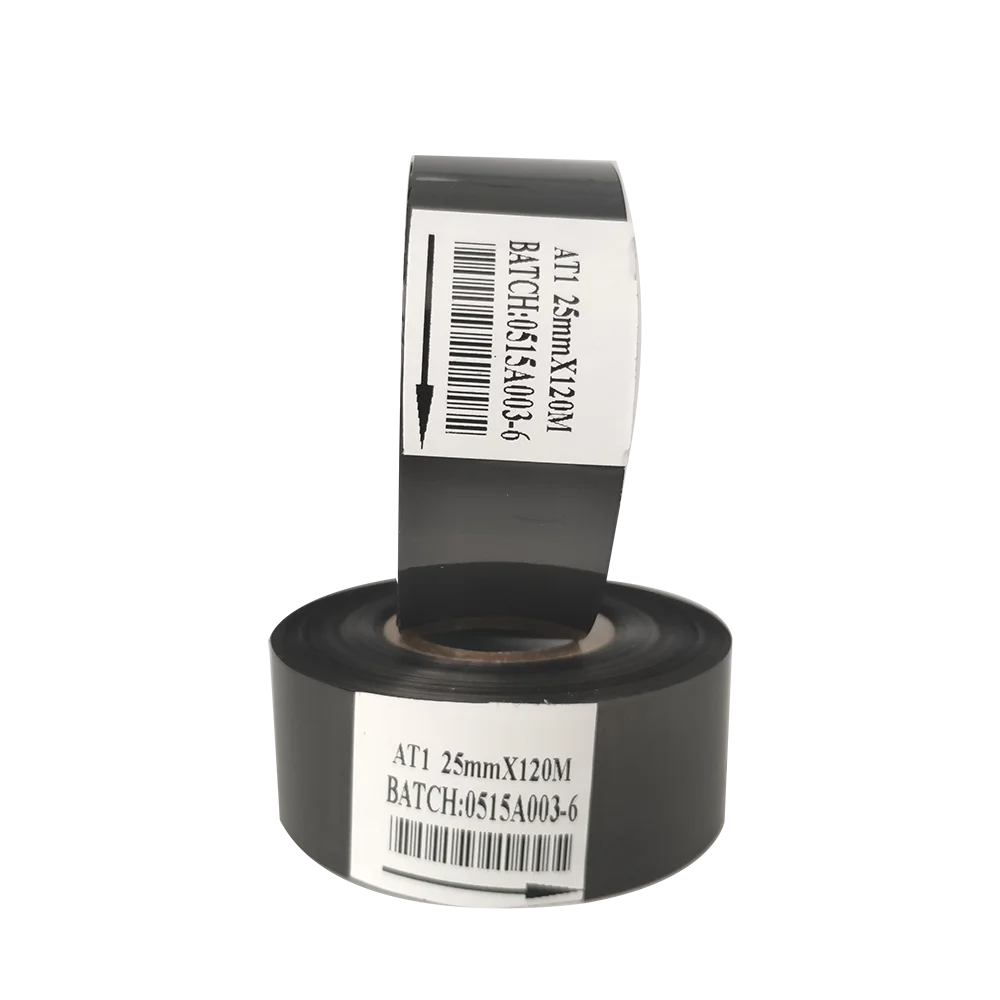

Original coding foil from factory 30mm date coder machine Black color hot foil ribbon