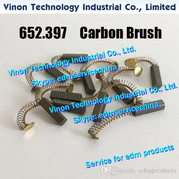 (4pcs/lot) 652.397 Agie Carbon Brush for Agie AT,Challenge,Classic,Evolution,Evolution,Excellence machine 652.397.1, 590652397,