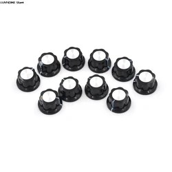 10pcs Black MF-A01 Bakelite Potentiometer Potentiometer Knob Cap Diameter 20MM