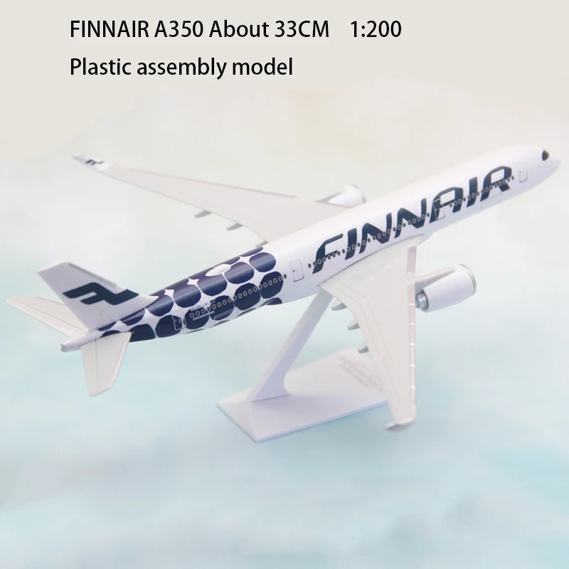 A330 A350 A380 B787 E-175 Concord Lufthansa DELTA KLM ETIHAD Finnair Air Berlin Airlines ABS Plastic Assembly Aircraft Plane Toy