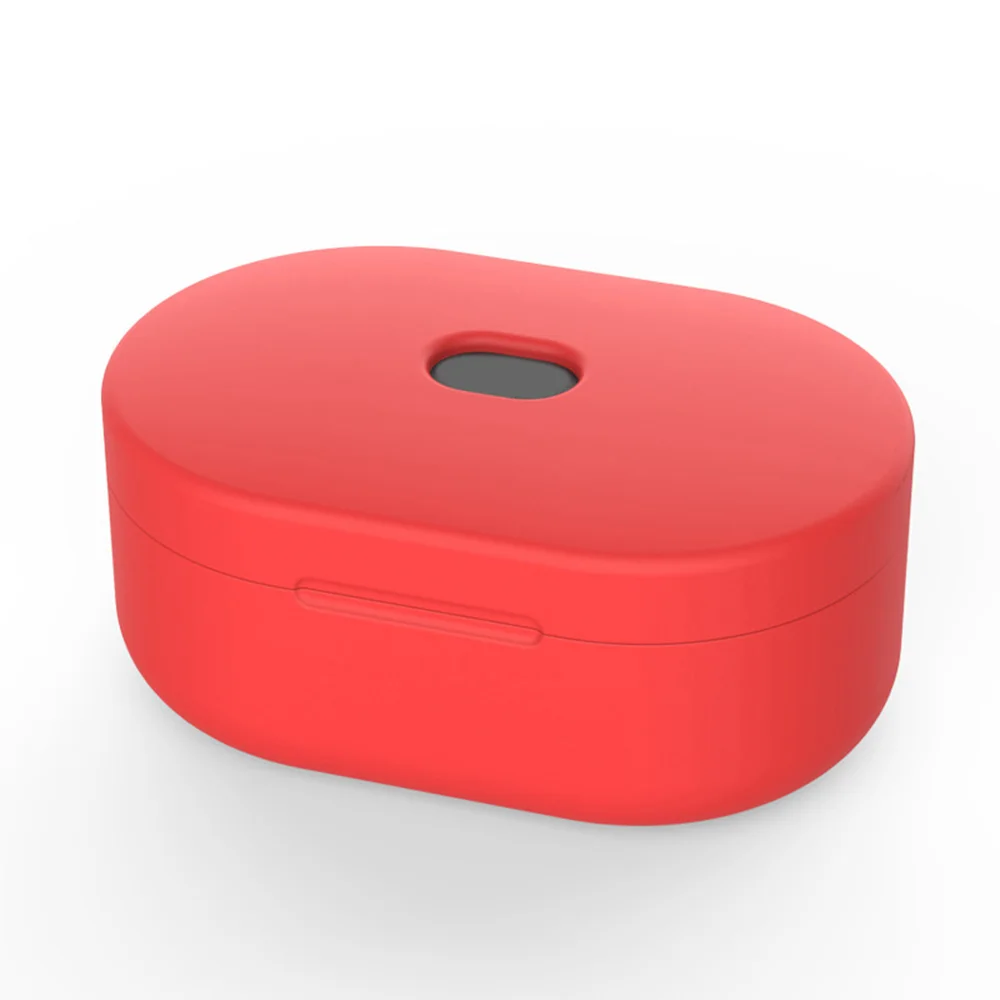 Funda de silicona de Color para auriculares MI Red mi AirDots, funda para auriculares inalámbricos TWS