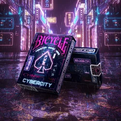 Bicycle Cybercity Playing Cards Bisiklet Cybercity iskambil kartları Cyberpunk güverte kart oyunları sihirli hileler sihirbaz için