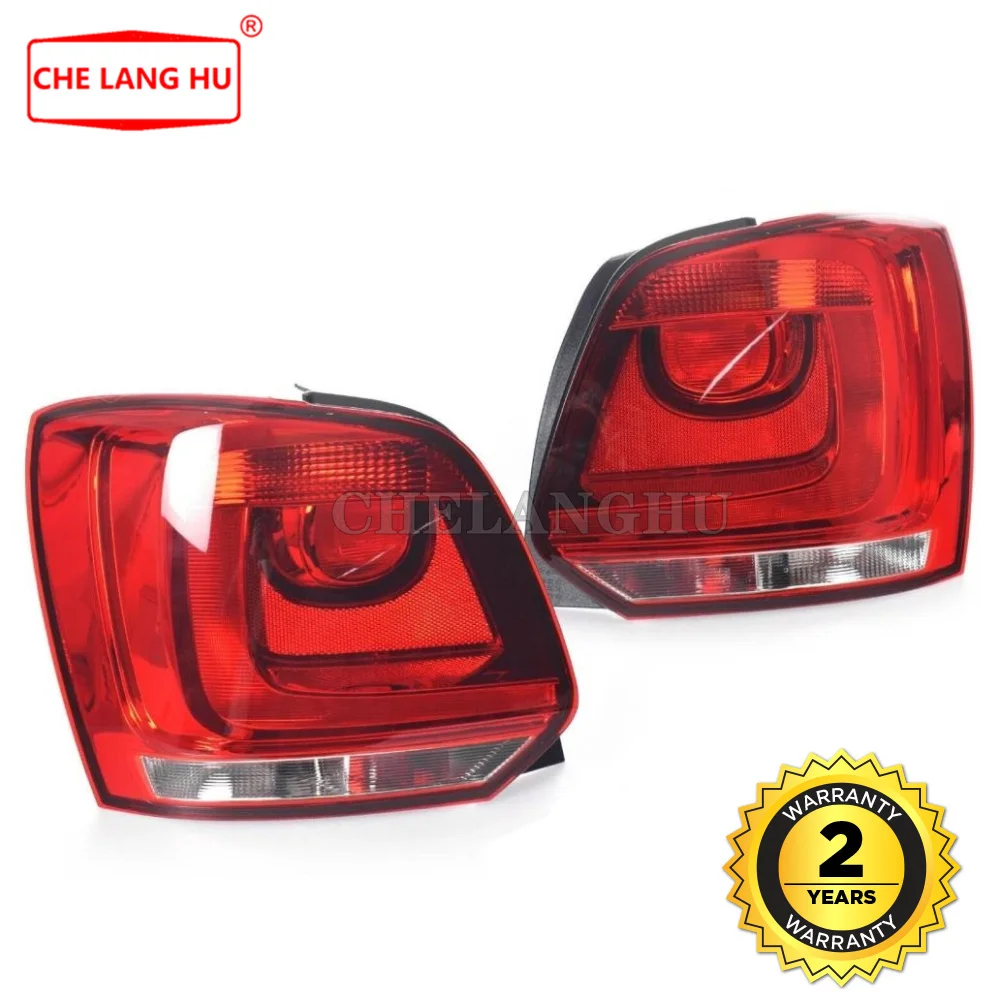 Fit For VW Polo 6R Hatchback 2009 2010 2011 2012 2013 2014 Car-styling Rear Left Right Tail Light Lamp Housing NO Bulbs