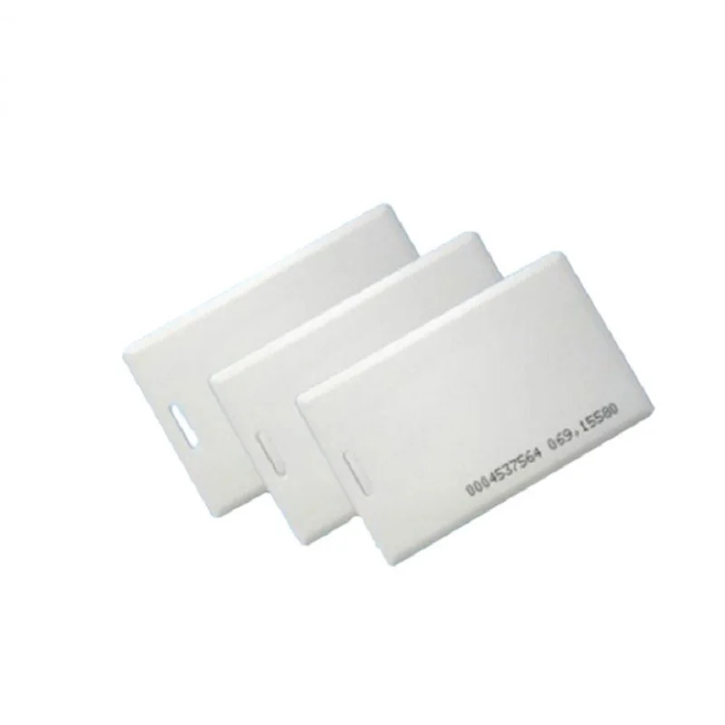 50pcs ID Card EM/TK4100 Smart Chip 1.8MM 125Khz Authorized Read-Only Badge Blank ID Key Tag Time Attendance Access Control Card