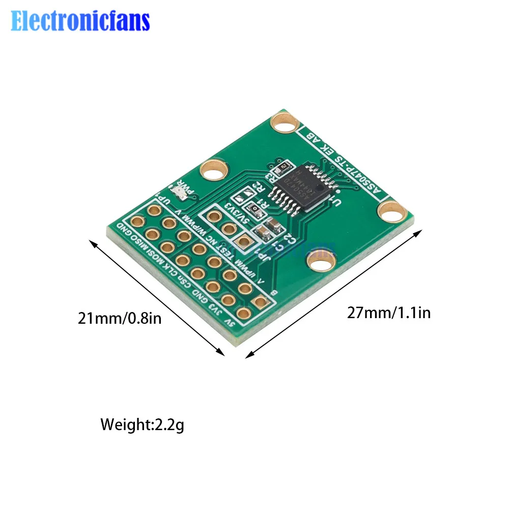 3.3V 5V AS5047P AS5047D Encoder SPI ABI porta modulazione larghezza impulso modulo scheda adattatore Encoder magnetico