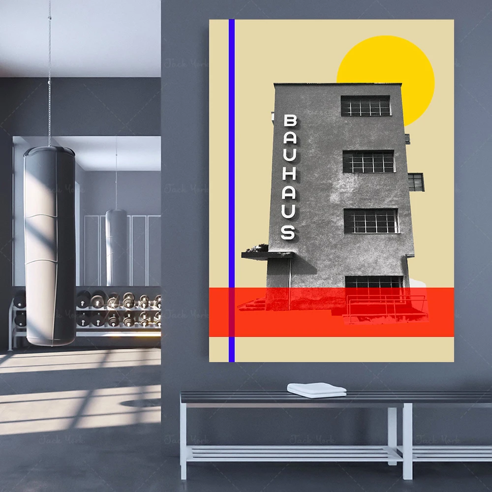 bauhaus travel poster, mid cen - огляд і ціна Interior Design York