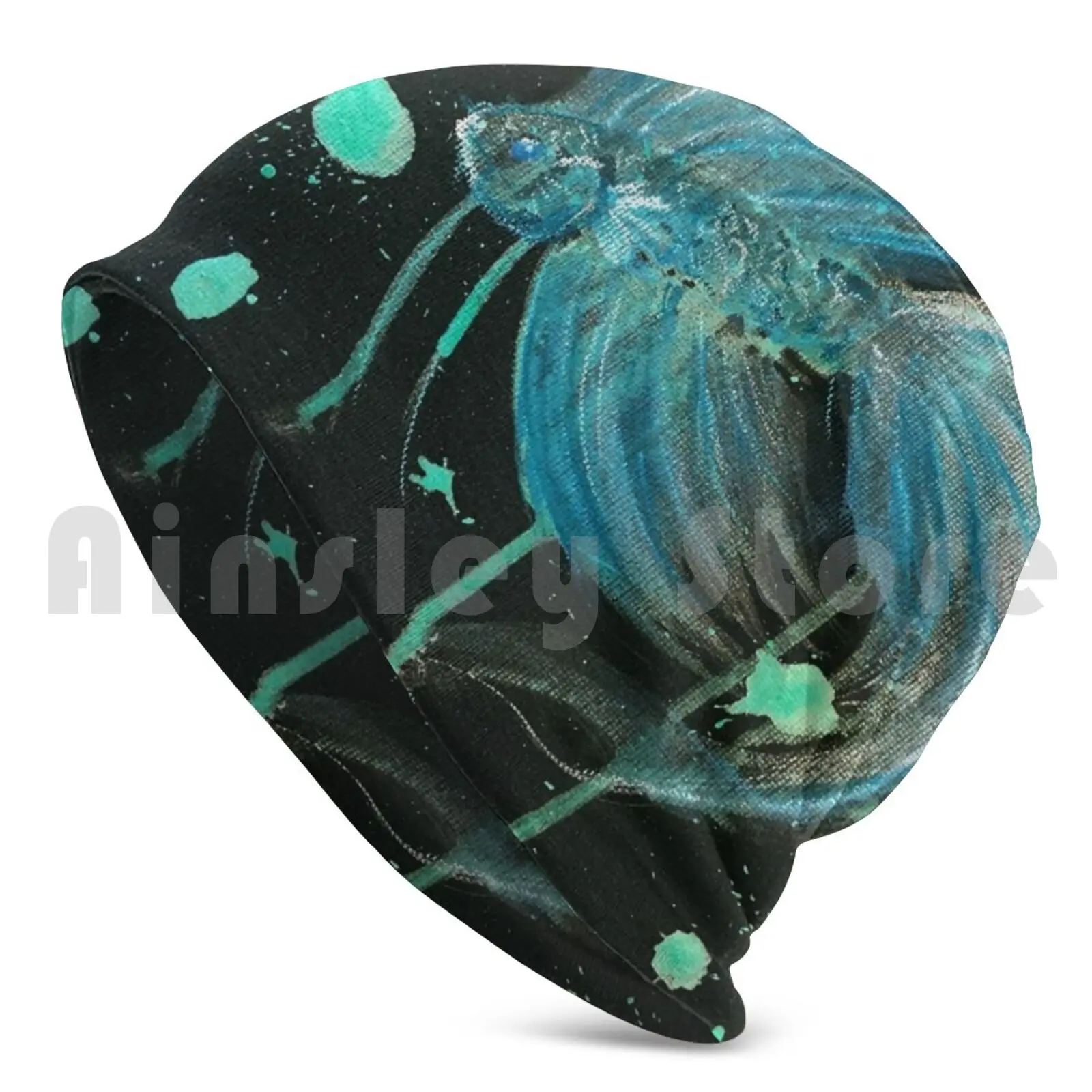 Green Splatter Betta Hat 1984 Hat Betta Fish Betta Splendens Splatter In Drip Traditional