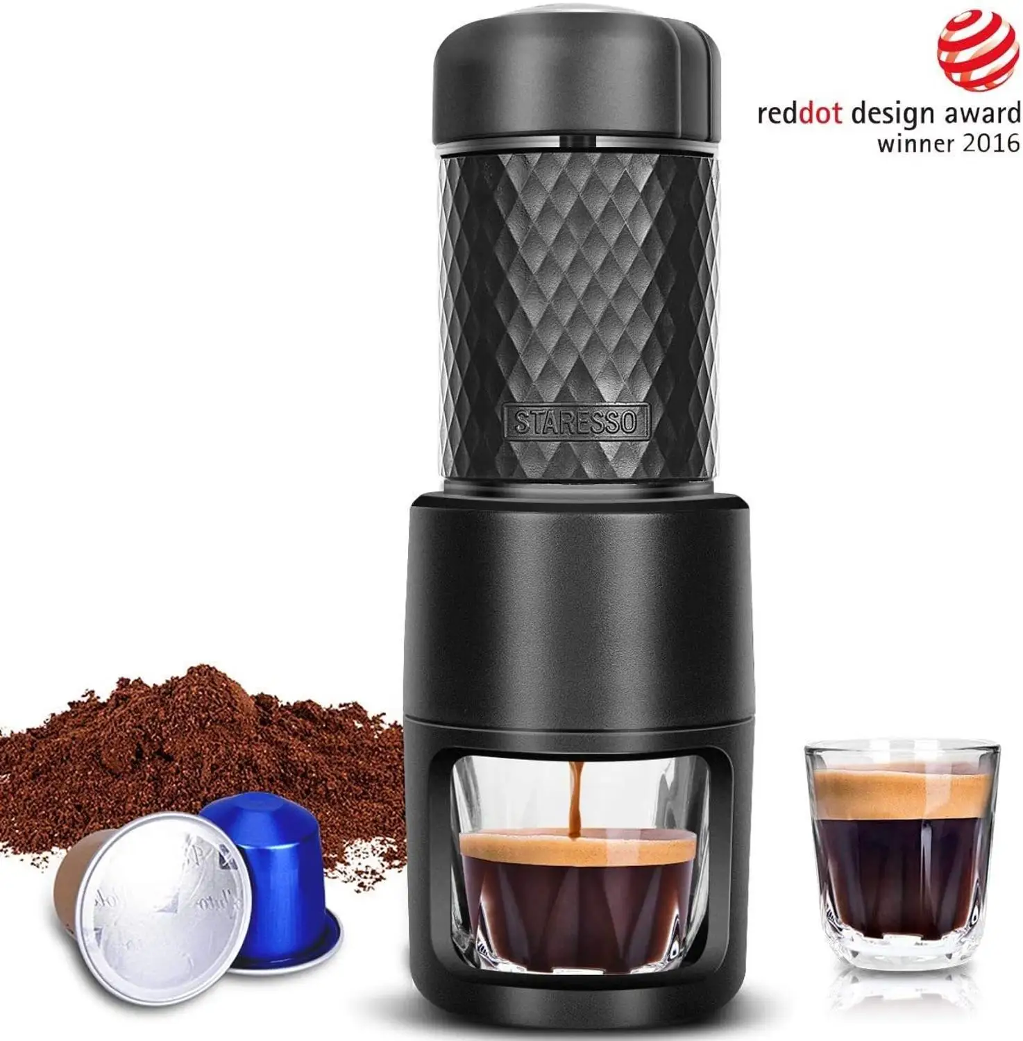 Portable Brewing Espresso Machine for Coffee Capsules