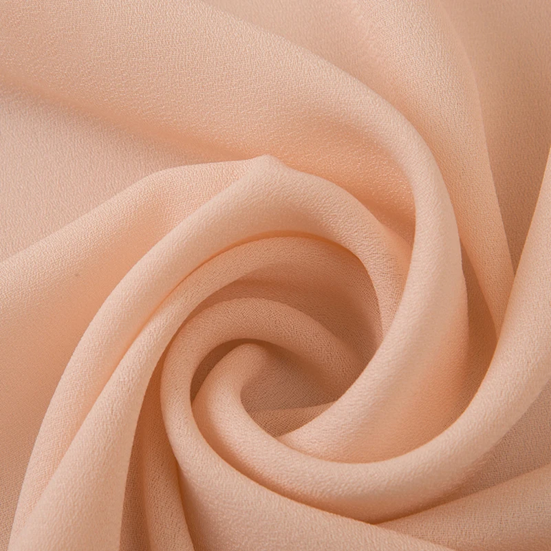 Solid Color Polyester Spun Chiffon Fabric for Sewing Clothes Dresses DIY Handmade. Accessories_4