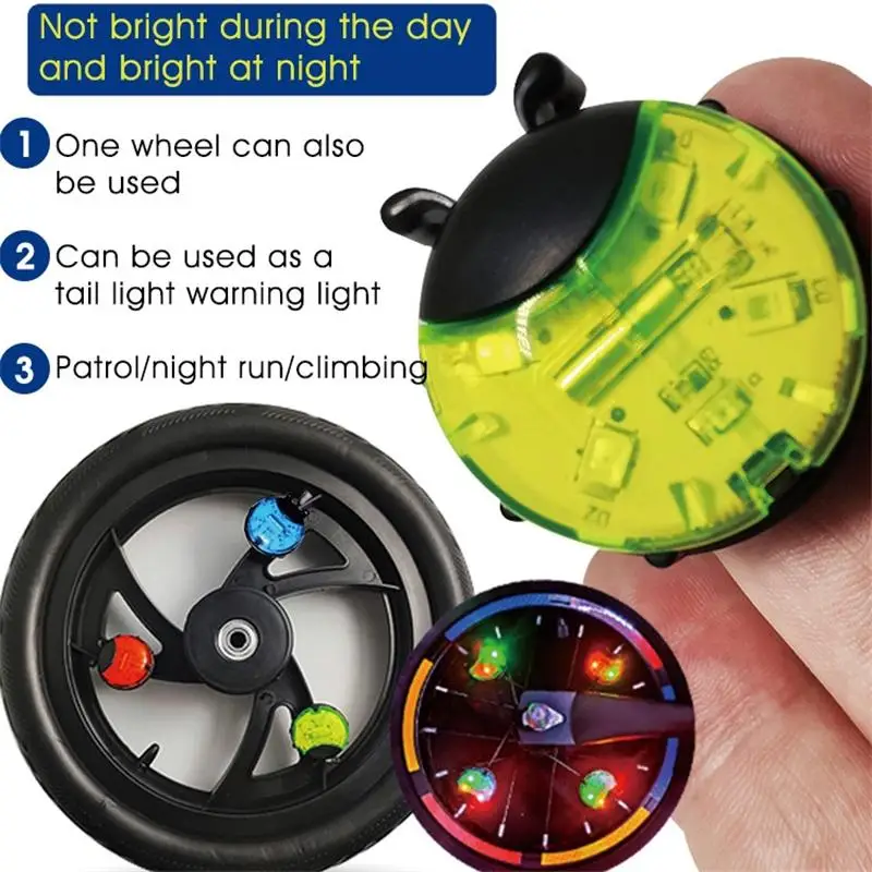 WEST BIKING Smart LED Bicycle Wheel Light Bike Front Tail Hub Spoke Lamp Night Safety Warning Kids Balance Bike Cycling Light