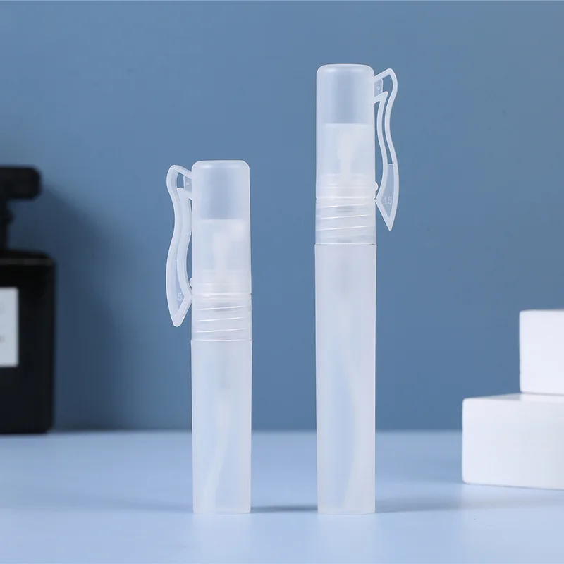 5 pz 5/8/10ml bottiglia di profumo di plastica vuota atomizzatore tubo Spray Mini viaggio bottiglia riutilizzabile penna di profumo