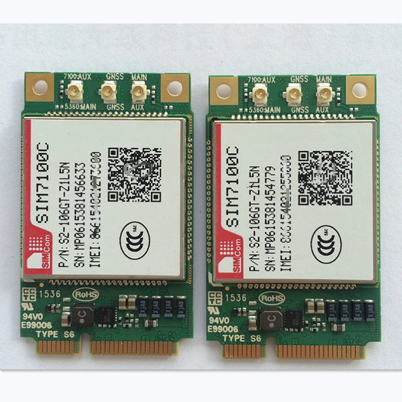 SIMCOM SIM7100C Minipcie 4G  LTE-FDD/LTE-TDD UMTS/HSDPA/HSPA+ GSM/GPRS/EDGE Cat3 Module 100% New&Original