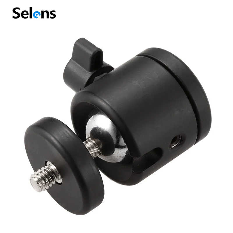 Selens mini bola cabeça 1/4 "montagem para câmera tripé ballhead para nikon canon dslr câmera dsr suporte de montagem para câmera tripé