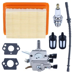 Carburetor For Stihl FS120 FS200 FS250 FS300 FS350 Trimmer Brushcutters Replace 4134 120 0603 41341410300 w Fuel Air Filter
