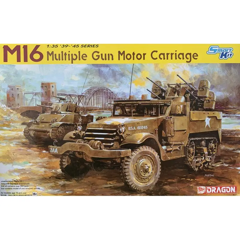 DRAGON 6381 1/35 M16 Multiple Gun Motor Carriage - Scale Model Kit