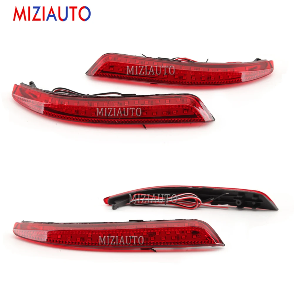 LED Car Rear Bumper Reflector Light For Nissan Almera Bluebird Sylphy 2009 2010 2011 Brake Signal Backup Stop Tail Fog Lamp