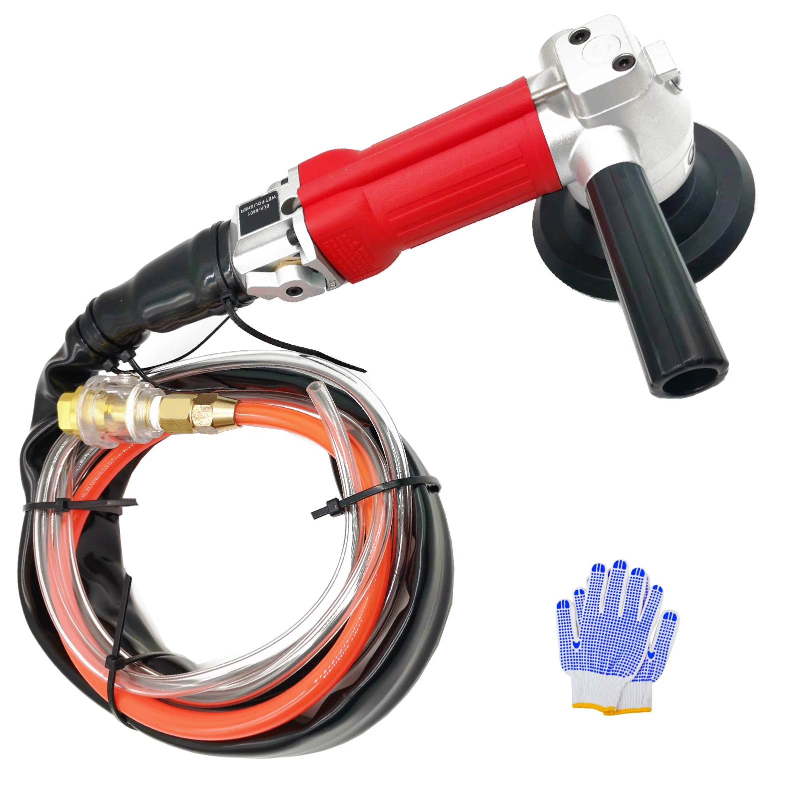 2021 new Pneumatic Air Wet Polisher with Rear Exhaust for Marble Granite Stone Concrete Water Sander USA Stock