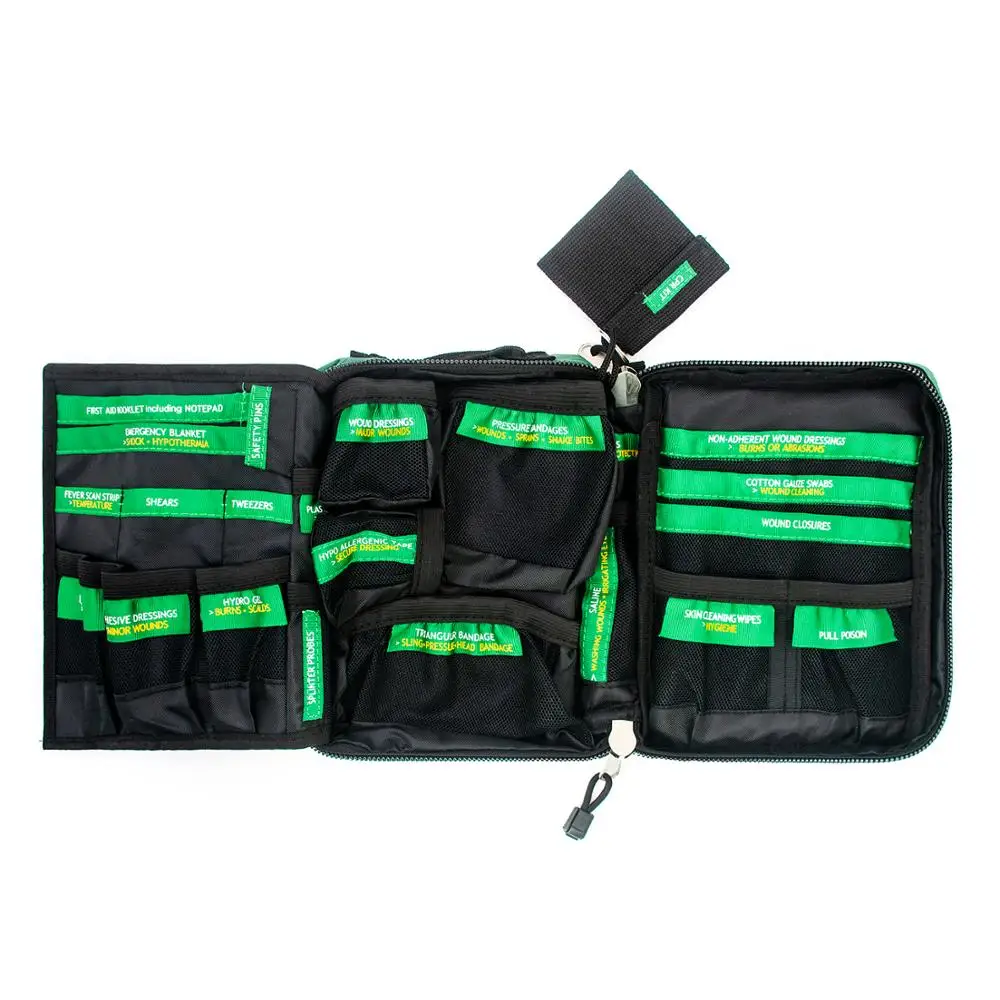 Bearhoho 3 seção prático kit de primeiros socorros saco leve emergência resgate médico ao ar livre carro viagem escola caminhadas kits sobrevivência