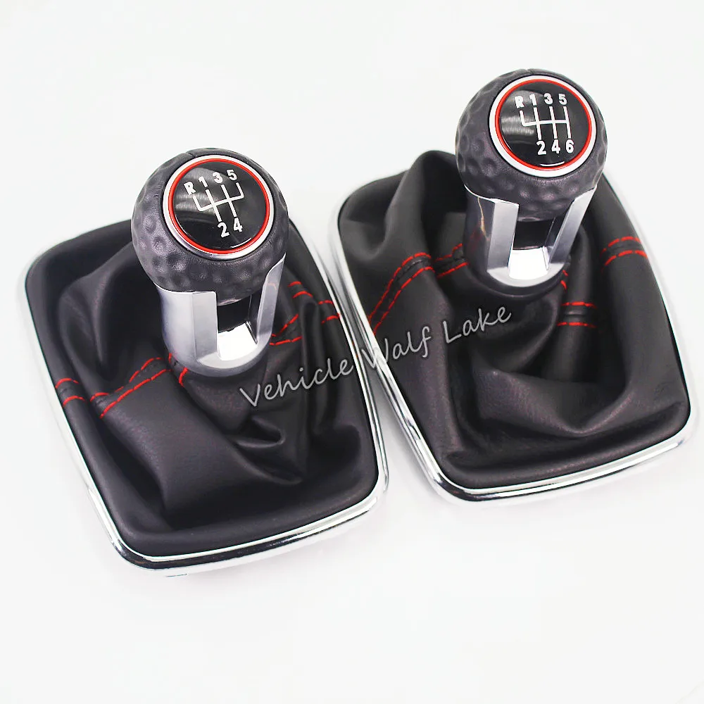 

For Volkswagen VW 1999-2004 Golf 4 IV MK4 GTI R32 Bora Jetta 5 Speed 12mm Car Gear Shift Knob Lever Shifter Gaitor Boot