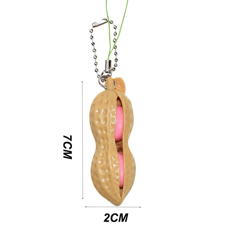 Новые игрушки-антистресс, сжимаемые арахисовые игрушки, сжимаемые игрушки, милые игрушки-антистресс для взрослых, сенсорные резиновые игрушки для мальчиков, Рождественский подарок