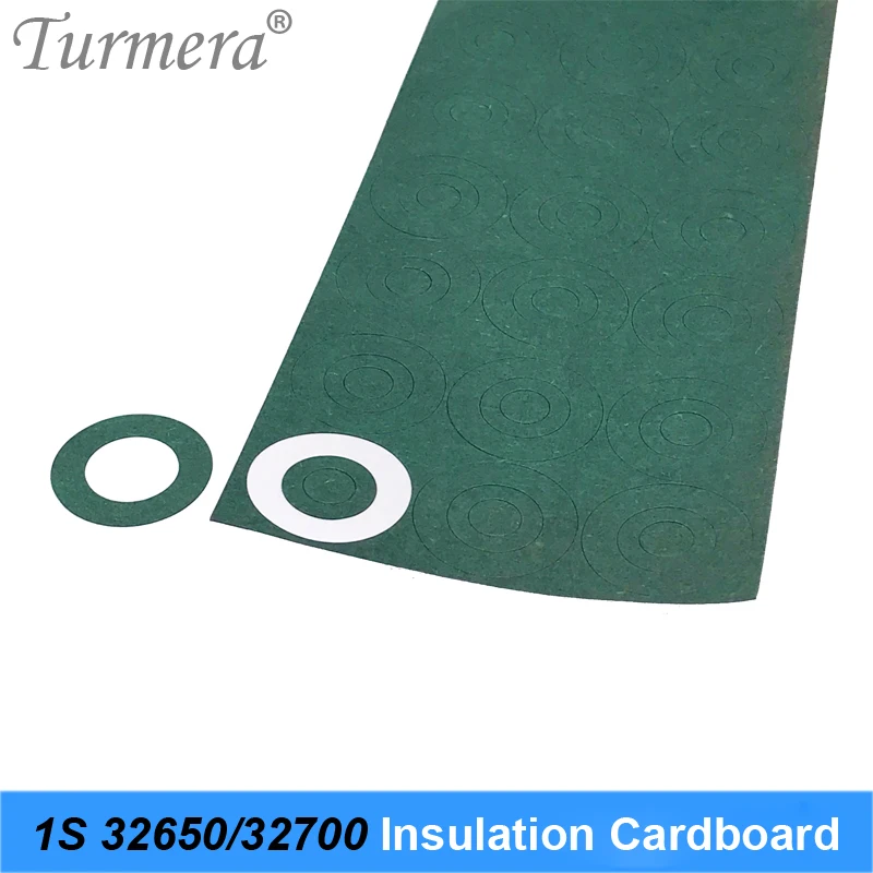 1S 32650 32700 Lifepo4 Battery Insulation Gasket Barley Paper 36 Pieces Insulating Glue Patch Positive Electrode Insulated Pad