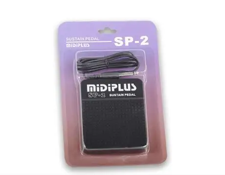 دواسة تحافظ على لوحة المفاتيح MiDi PLUS SP-2 MiDi، تنطبق على الجميع مع لوحة مفاتيح توصيل 1/4 بوصة