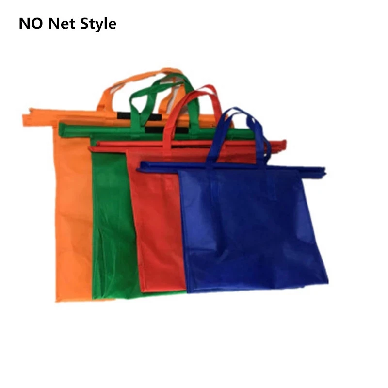 4PCS/Set Shopping Cart Trolley Bags Foldable Reusable Grocery Shopping Bag Eco Supermarket Bag Bolsas Shopper Torebka Bolsa Tela