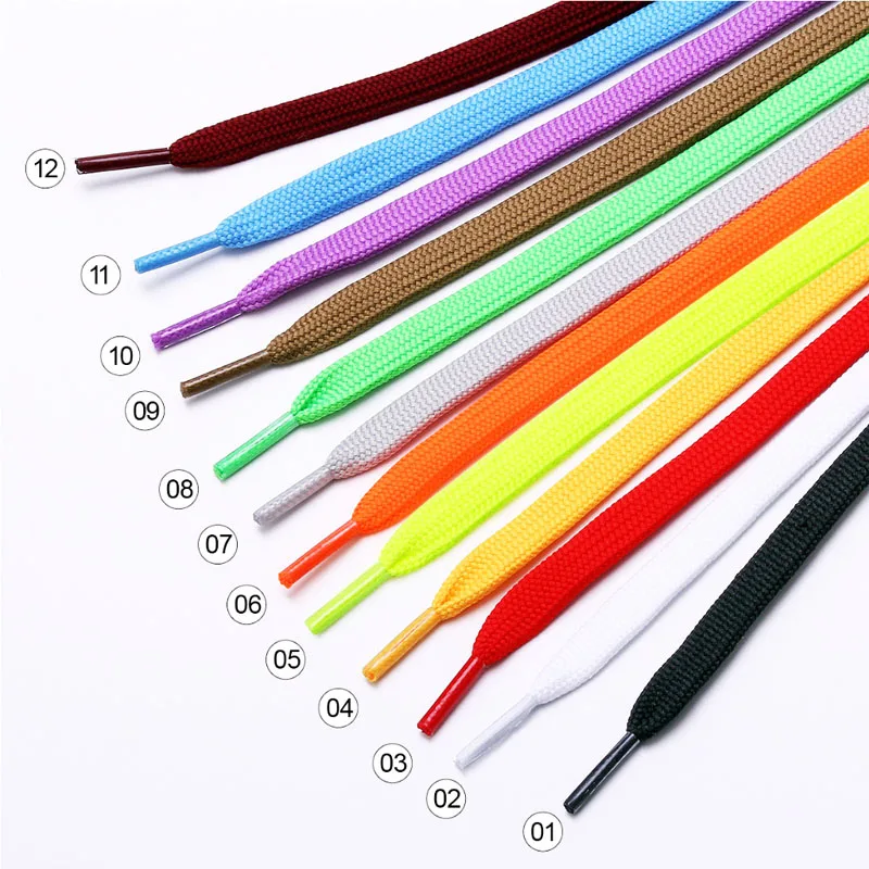 1 Pair Colourful Shoelaces Shoe Laces for Canvas Sneakers Sport Shoes Long Rope Laces Long 50cm,80cm,100cm,120cm