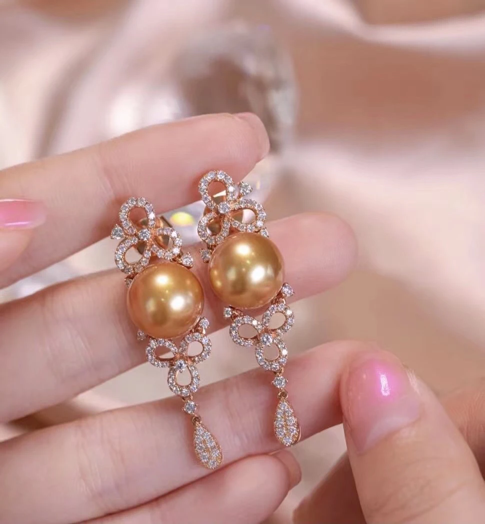 

Gorgeous 925 Sterling Silver Earrings Findings Mountings Settings Jewelry Parts Fittings for Coral Jade Agate Beads Crystal