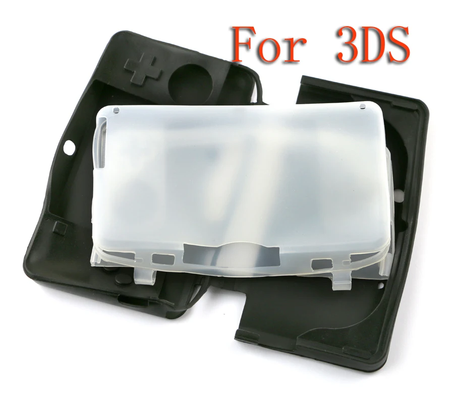 

30PCS For Nintendo 3DS Game Handheld Console Protective Cover Case Shell Soft Silicone Skin AntiSlip Shockproof Accessories