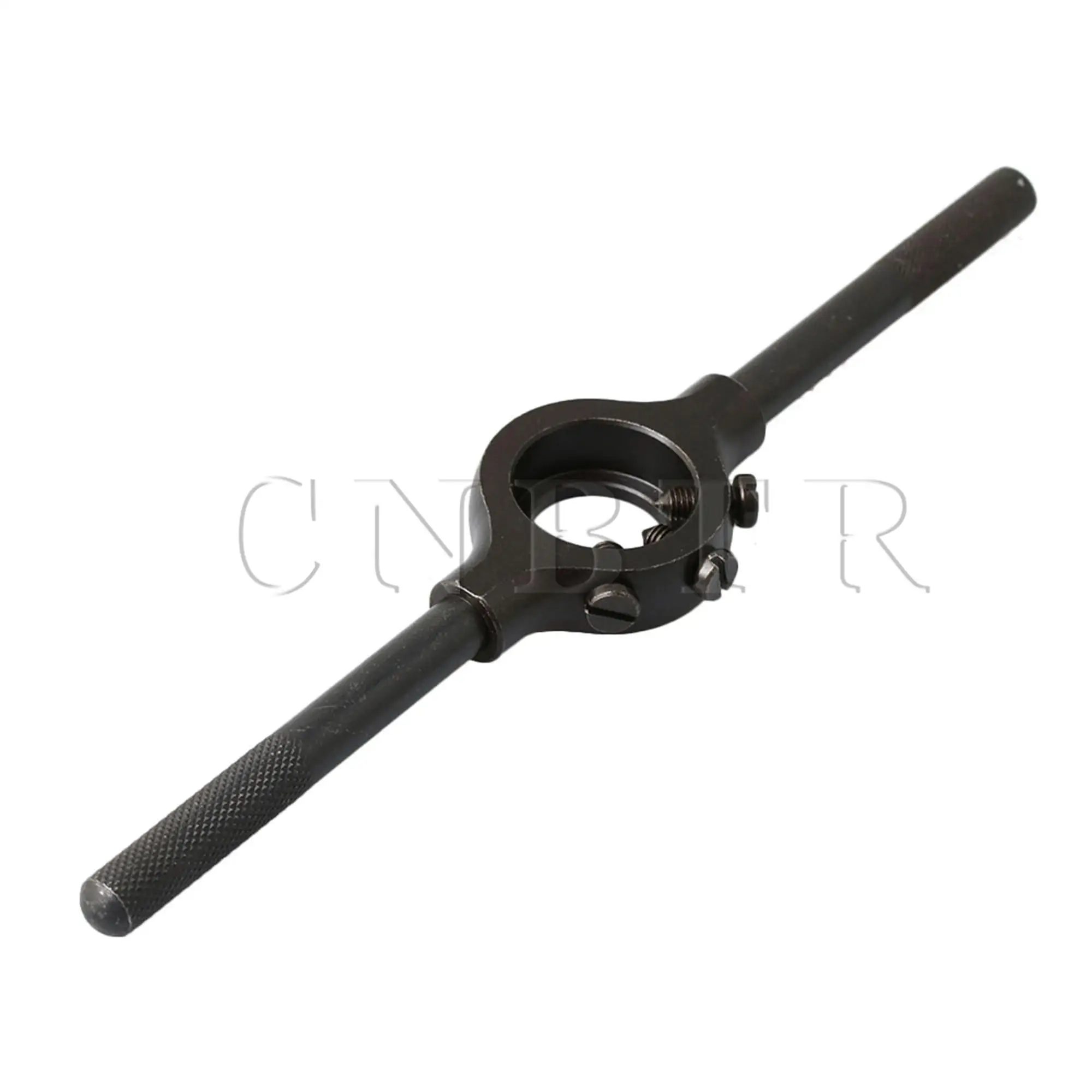 

CNBTR Black Color 3.7CM Diameter #25.4 Round Dia Handle Stock Holder Thread Tap Wrench Bar Tools