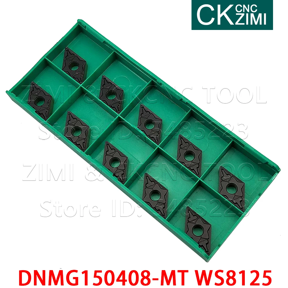 DNMG150408-MT WS8125 Carbide External turning tools Tungsten Carbide Inserts Lathe Cutter Tools CNC Tools High quality for Steel