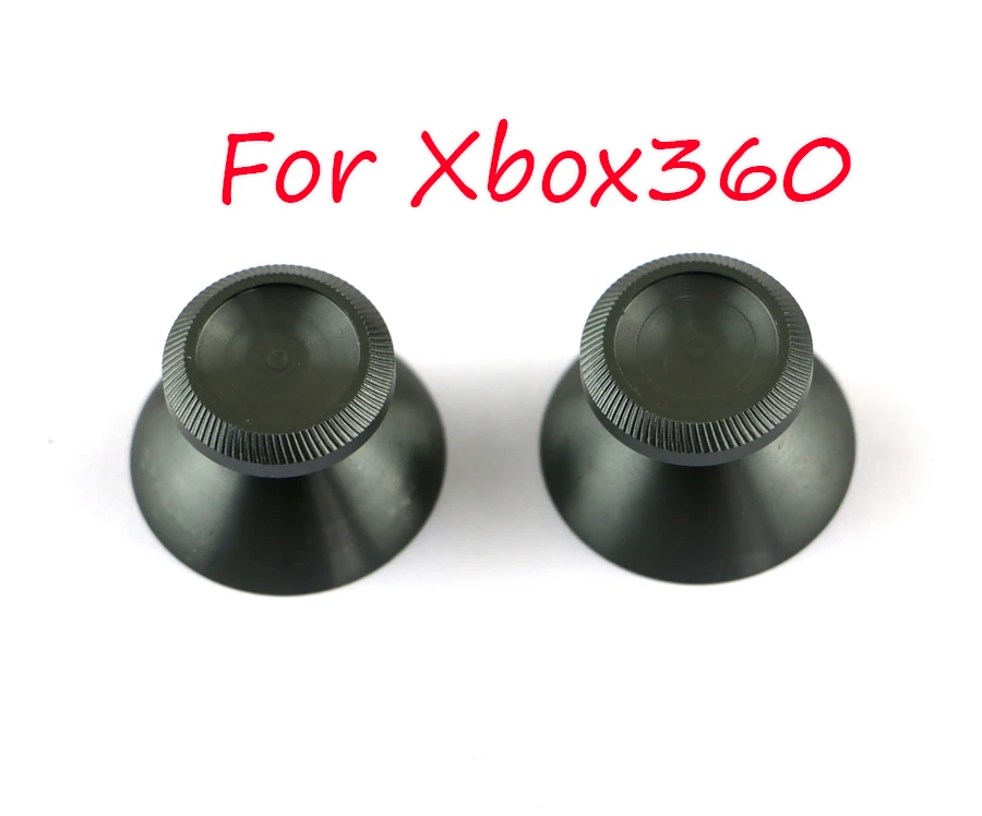 200pcs 3D Thumbstick Cap Aluminum Alloy Metallic Metal Analogue Analog Joystick Stick Module For Xbox 360 Controller