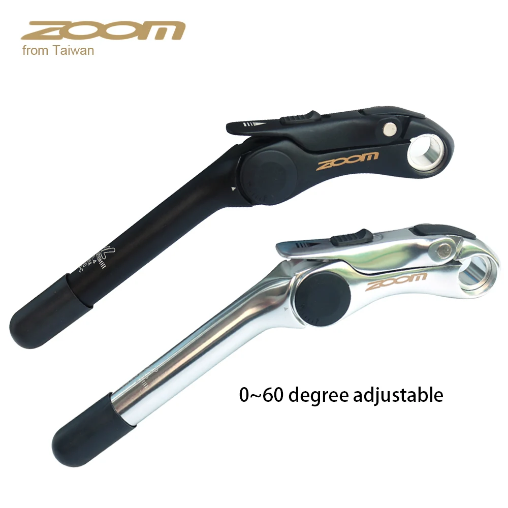 

adjustable Bike A-Head Handlebar stem Fixed gear MTB Bicycle quill stem 22.2/25.4mm fork tube Quick Release BMX City bike Riser