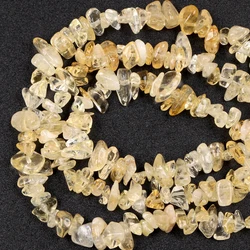 Irregular Natural 3-12mm Gravel Citrine Stone Beads Loose Chips Beads For Jewelry Making Diy Necklace Bracelet Accessory