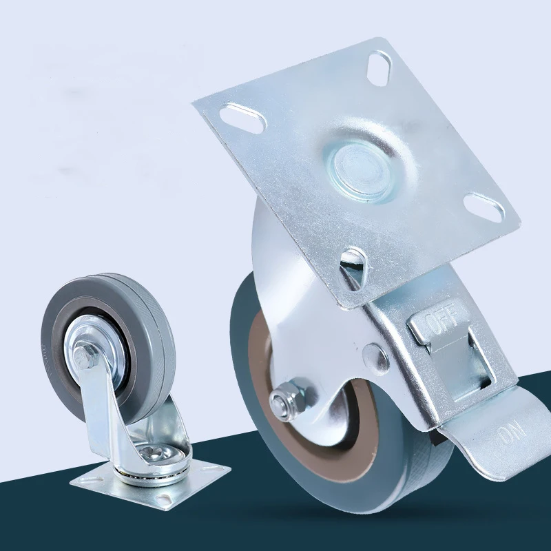 2/2.5/3/4/ Inch ruote girevoli per mobili industriali pesanti per carrelli banco da lavoro attrezzature industriali carrello di rotolamento