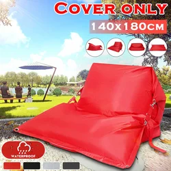 180cm Waterproof BeanBag Sofa Cover Chairs NO Filler Adjustable 420D Oxford Lounger Seat Bean Bag Puff Couch Tatami Home Outdoor