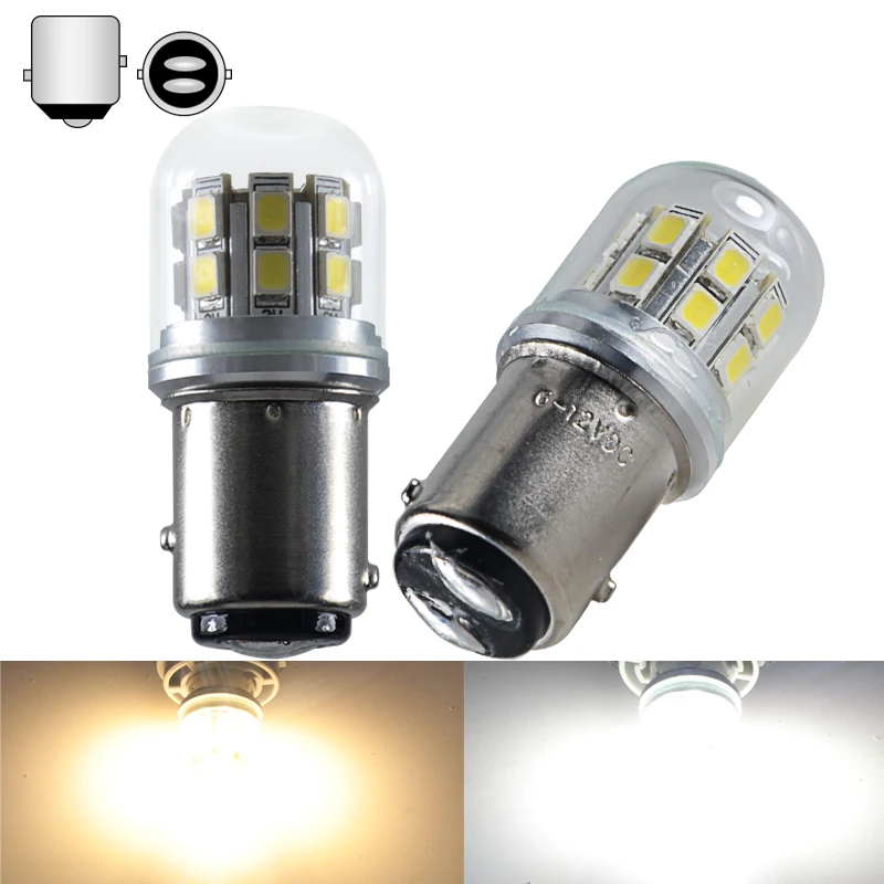 Bombilla BAY15D P21/5w 1157 6V 12V 24V 48V Led Car bulb 3W Auto Brake Fog Lamp Tail Turn Signals Light 6 12 24 V Volt For Truck