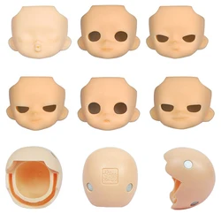 YMY Replacement Face Plates Without Makeup, Doll Head Skull for Gsc Ob11 Head Split Gsc Doll Face 1/12bjd Doll Accessories