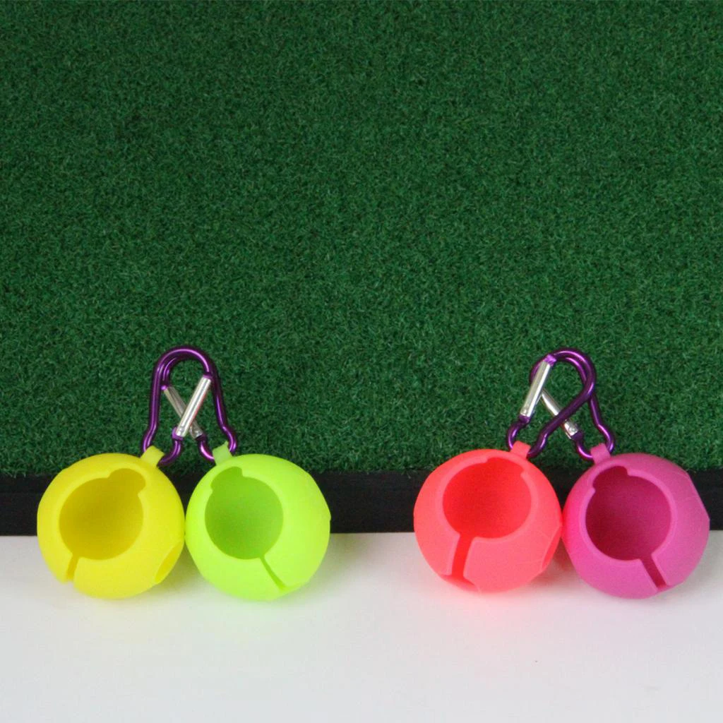 Durable Golf Ball Holder Container Carrier Carry Bag Pouch Holds One Ball for Kids Adults