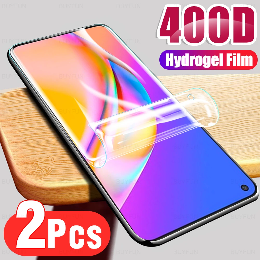 2 pçs capa completa filme de hidrogel macio para oppo a94 5g proteção do telefone para um 94 a945g 6.43 "2021 protetor de tela do telefone não vidro