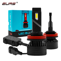 EURS F3 Led Car Headlight H4 LED H7 90W 10000lm H1 H8 H9 H11 H16 9005 Hb3 9006 Hb4 9012 Motorcycle Headlamp Auto Led Fog Lamp