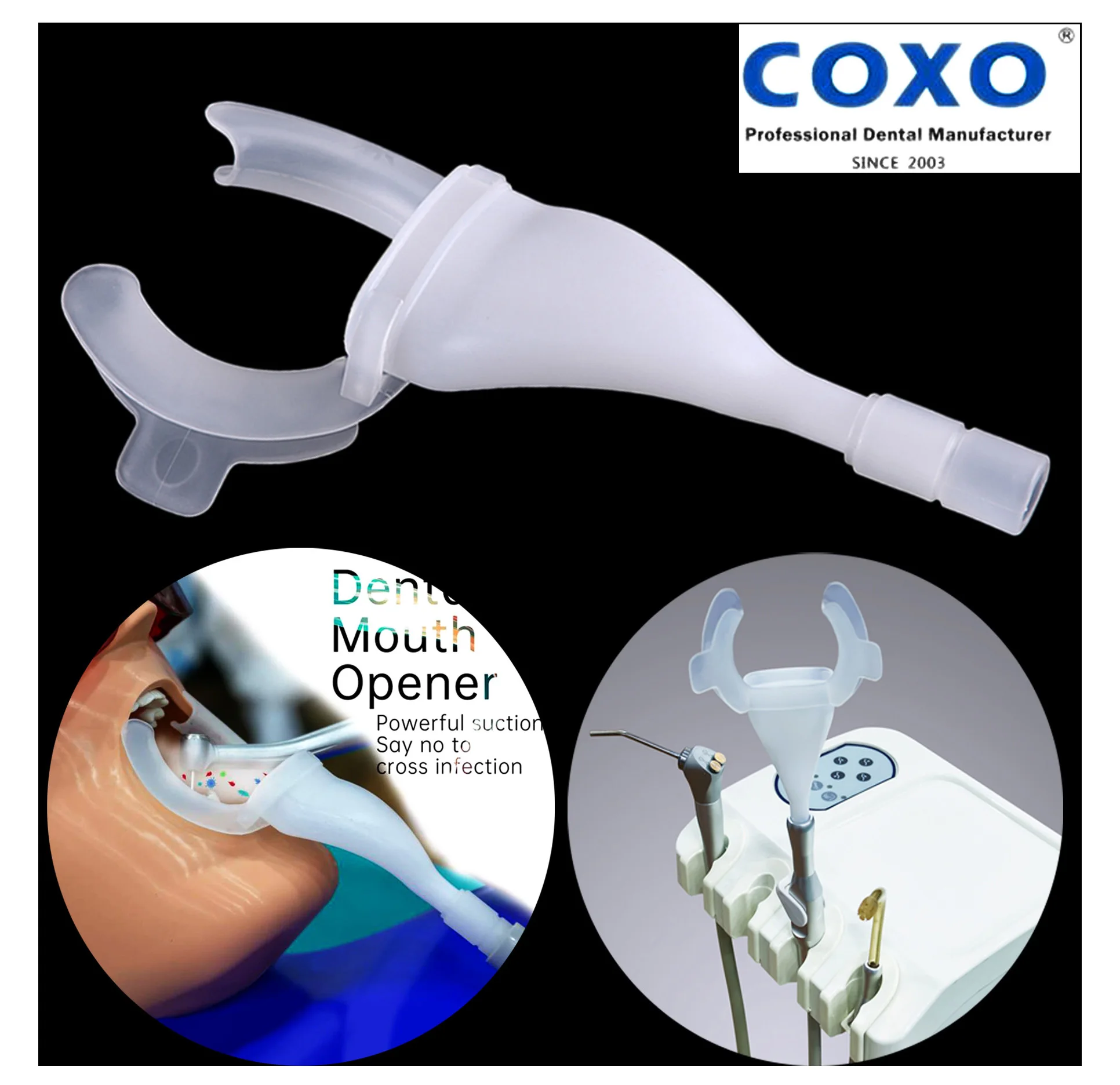 1Pc 5Pcs 10Pcs COXO Original Cheek Lip Retractor Oral Suction Mouth Opener For Dental Chair’s HVE Suction