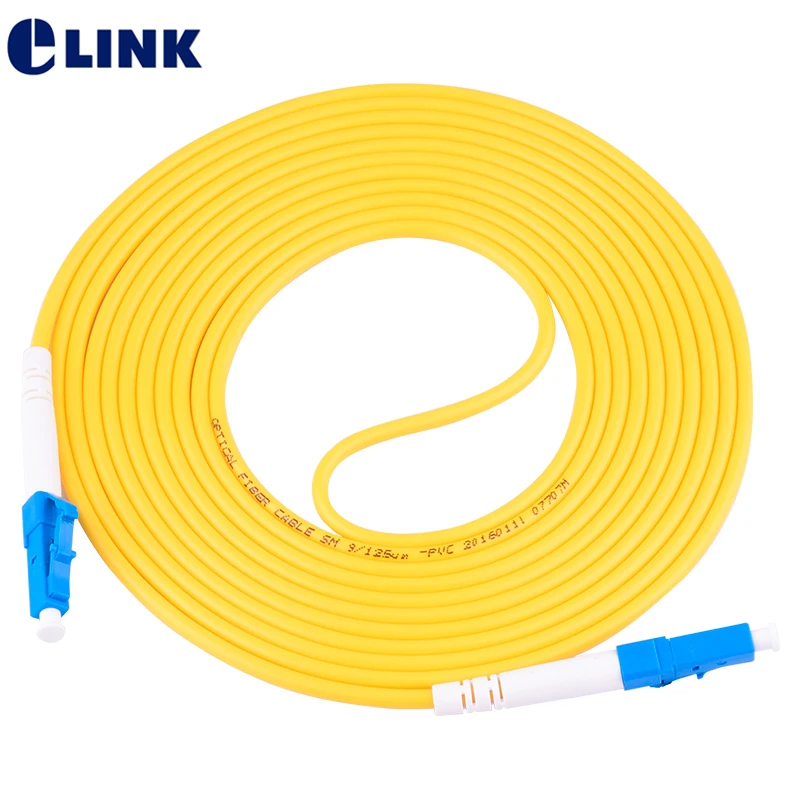 

fiber optic patch cord 10pcs LC-LC SM Simplex 1M 2M 3M 5M 7M 10M LC/UPC optical fibre jumper 2.0mm 3.0mm SX free shipping IL 0.3