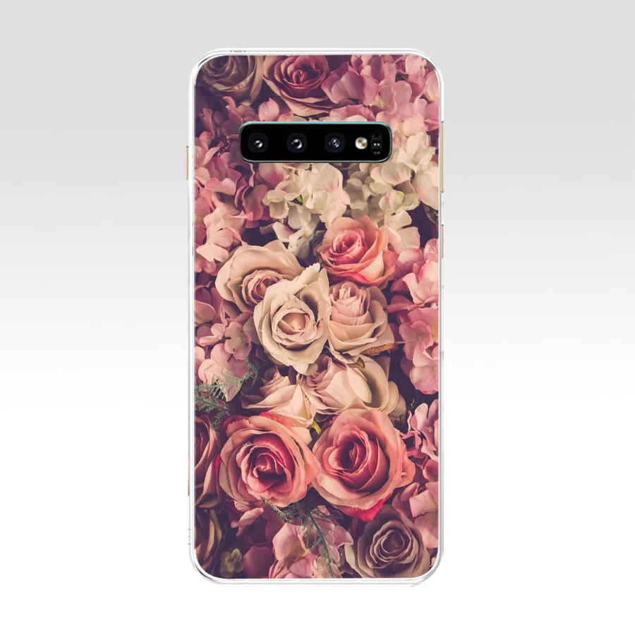 For Samsung Galaxy S10 Case S10Plus Silicone TPU Cover Phone S10 E Case On For Samsung S10 Plus G975F S 10 SM-G973F transparent