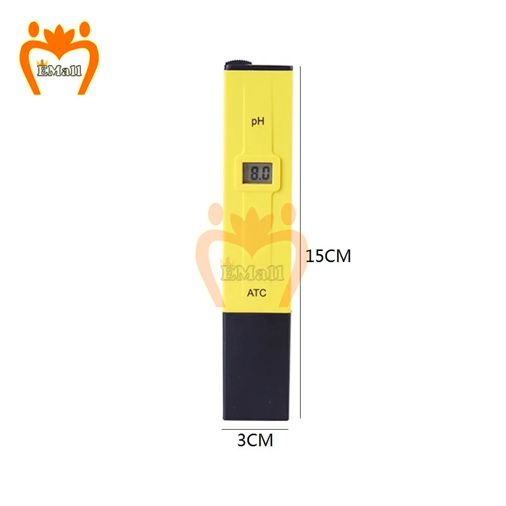 High Accuracy 0.1 LCD Digital PH Meter Tester for Water Food Aquarium Pool Hydroponics Pocket Size PH Tester With Screwdriver