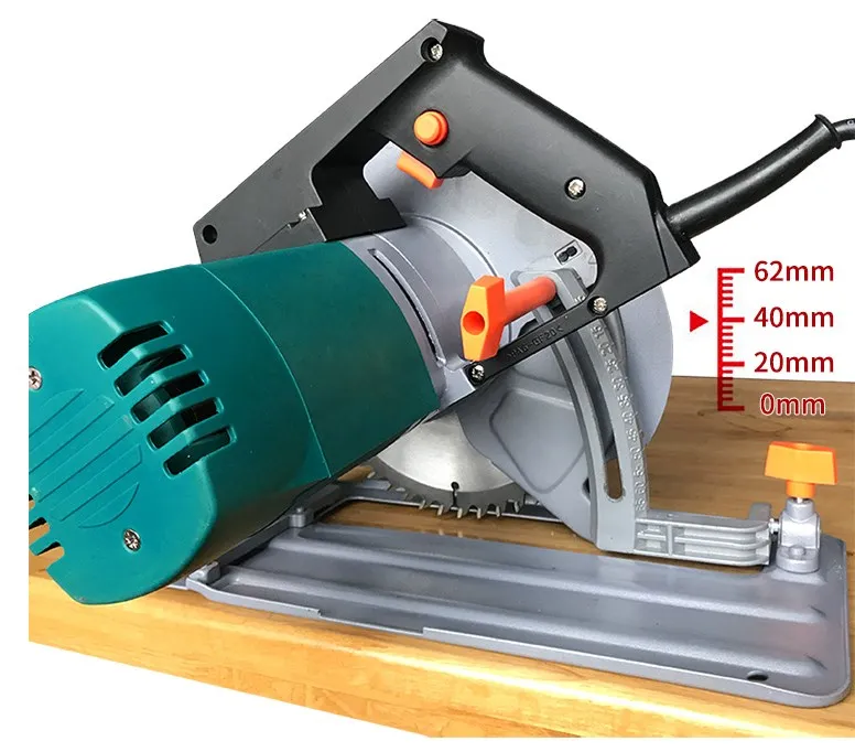 Electric circular saw can be flipped on the table saw electric cutting machine 8 inch high power portable electric saw home wood